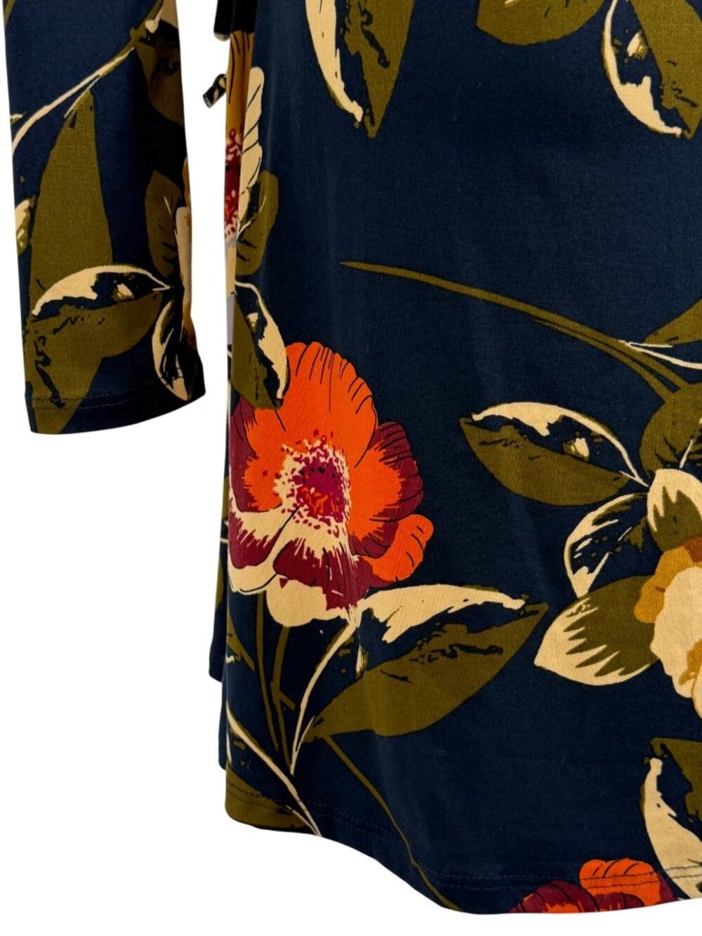 Altar'd State Navy Moody Floral Faux Wrap Dress S| Pin-Up Boho Cottagecore Indie - Picture 11 of 16